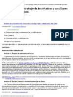 Ley Del Tecnico en Enfermeria PDF