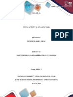 Universidad Nacional Abierta y A Distancia - UNAD Curso: INGLÉS B1+ Código: 9000