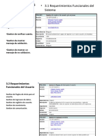 3 Requerimientos Funcionales