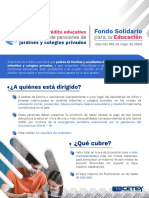Linea de Credito Educativo para El Pago de Pensiones PDF