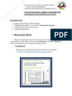 Primer Avance - Descripción de Rocas y Minerales Industriales en Pasco PDF