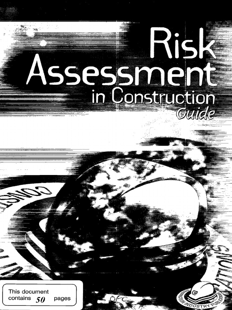 Risk Assessment in Construction PDF | PDF | Personal Protective ...