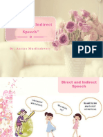 "Direct and Indirect Speech": By: Auriza Musfirahwaty