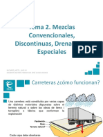 Presentacion M2T2 Mezclas Convencionales Discontinuas Drenantes y Especiales