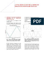 Informe Final N°01: Simulacion de La Serie de Fourier Mediante El Software Matlab