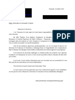 Demande D'emploi