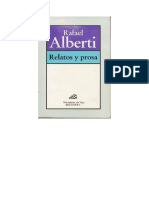 Relatos y prosa - Rafael Alberti 
