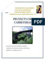 EJEMPLO Carreteras Diseño Perfil LONGITUDINAL