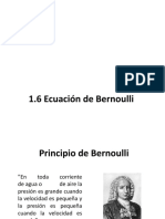 1.6 Ecuación de Bernoulli