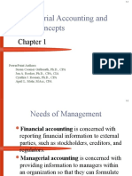 Managerial Accounting and Cost Concepts