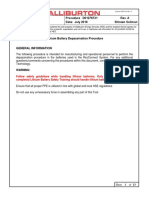 Lithium Battery Depassivation Procedure