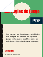 Las Reglas de Juego 3º