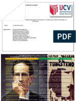 Comparativo entre el pensamiento sociopolítico y cultural de Tungsteno y la actualidad