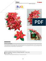 Bouquet (Poinsettia) : Pattern