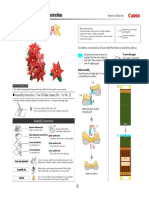 Bouquet (Poinsettia) : Assembly Instructions: Assembly Instructions: Five US Letter Sheets (No. 1 To No. 5)