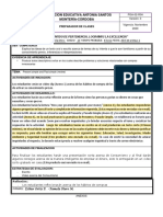 Plan de Clase No. 1 - Grado 10 - Present - Past LISTO OK PDF