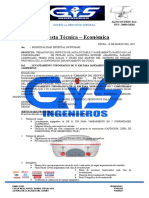 Propuesta Economica Gys - Saneamiento