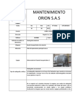 Mantenimiento Orion S