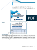 Statistika Dan Analisa Data, Lecture Note (Pert. Ke-7)