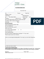 Adult Intake Form