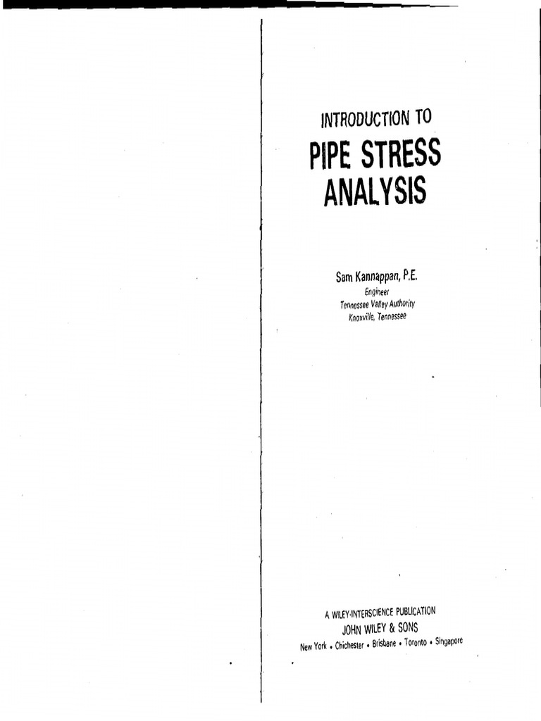 Introduction to Pipe Stress Analysis | PDF | Art