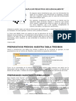 Duplicar Registros Secuencia