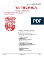 Revista Tecnica: de La Facultad de Ingenieria Universidad Del Zulia