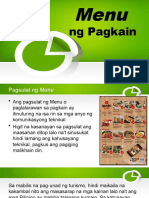 9 Menu NG Pagkain | PDF