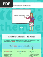 Year 6 Grammer Revision Guide and Quick Quiz Passive and Active Voice.71665014