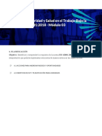 Sistema de Seguridad y Salud en El Trabajo Bajo La Norma ISO 45001 2018 - Módulo 03 PDF