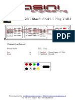 Ecu Hitachi Short 3 Plug VAR1 Connections Guide