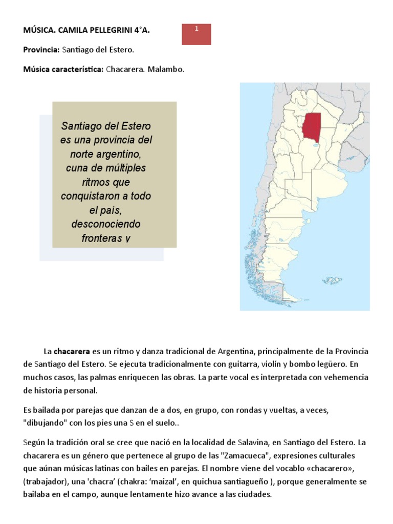 Chacarera y Malambo: Raíces Argentinas | PDF | Las artes escénicas ...