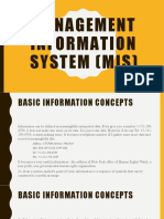 Management Information System (Mis)
