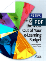 Getting The Most Out of Your E-Learning Budget: 65 Tips