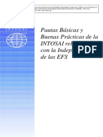 ISSAI 11 S - Pautas Basicas y Buenas Practicas de La INTOSAI PDF