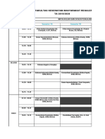 Jadwal smt 1 & 3