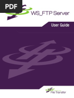 WS FTP Server User Guide
