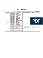 ICU - Pembekalan - Nama Mahasiswa Dan Rotasi