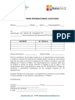 Formato de Autorización para Arreglos PDF