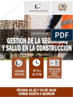 Gestion de Seguridad y Salud en La Construccion