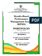 Results-Based Performance Management System (RPMS) : Portfolio