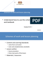Sow and Learning Objectives