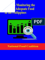 Guide To Monitoring Right To Adequate Food in The Philippines