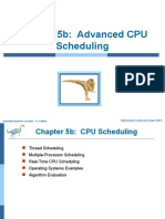 Chapter 5b: Advanced CPU Scheduling: Silberschatz, Galvin and Gagne ©2013 Operating System Concepts - 9 Edition