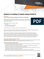 Guidance On Fuelling of Vehicles During COVID-19