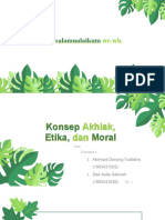 Konsep Akhlak, Etika, Dan Moral PDF
