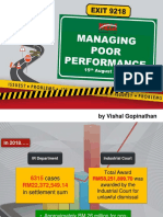 Managing Poor Performance 