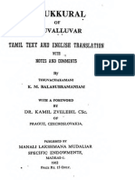 Tirukkural of Tiruvalluvar Tamil Text and English Translation - Text PDF
