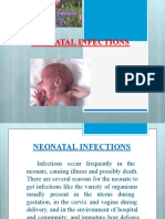 NEONATAL INFECTIONS: CAUSES, SIGNS AND TREATMENT