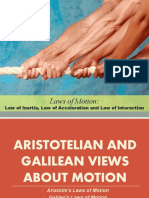 Laws of Motion: Comparing Aristotle and Galileo's Views